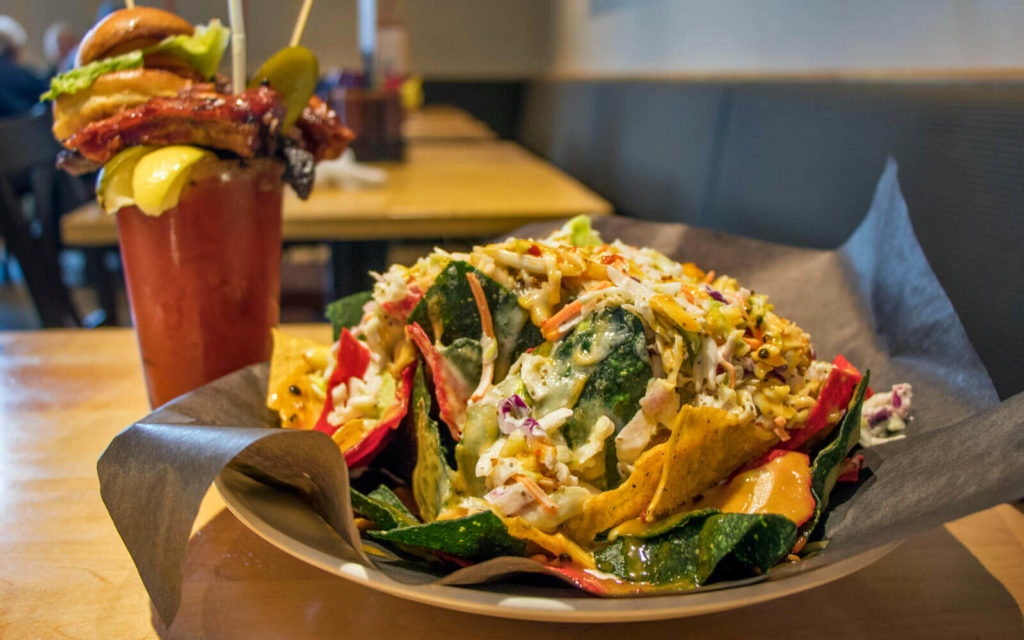 Caesar and Nachos from The Smoke Restaurant in Collingwood