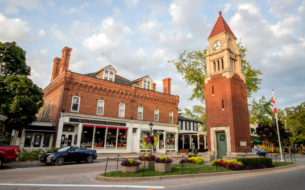 Clocktower and Building in Niagara-on-the-Lake