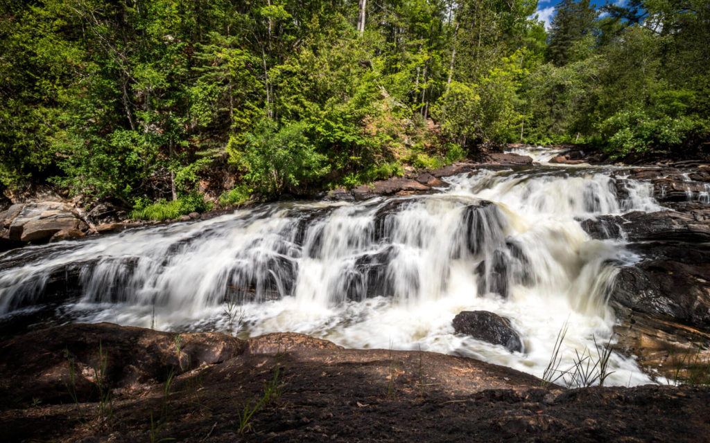 One of the Waterfalls at Egan Chutes Provincial Park