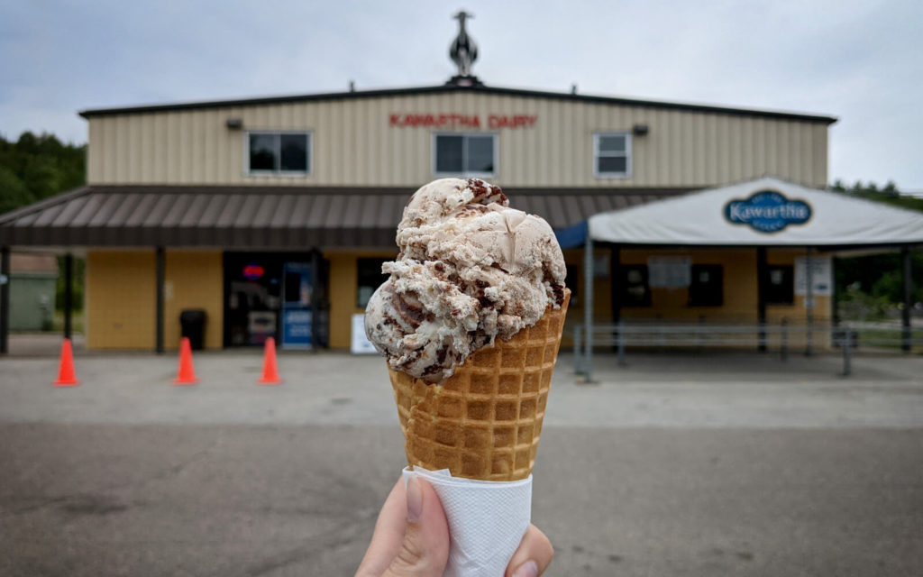 Wolf Paws Ice Cream from Kawartha Dairy