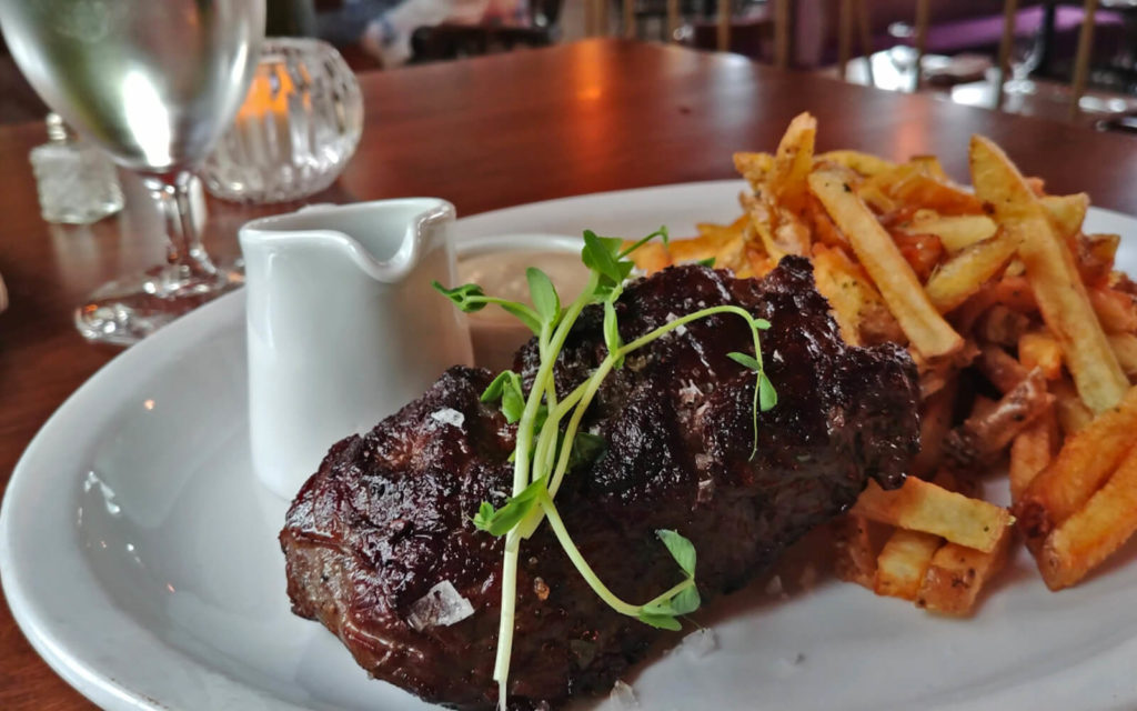 Steak with Frites at Revival House Stratford