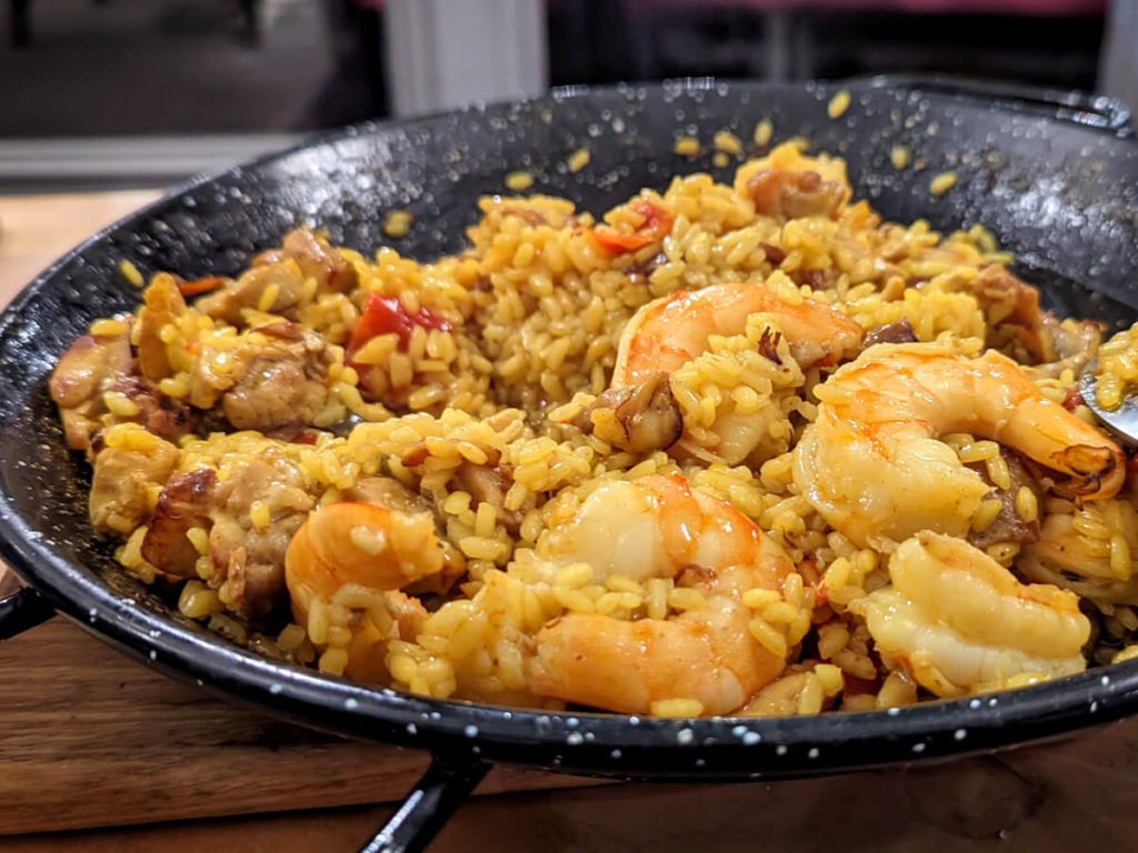 Paella at Fresh Dreams One of the Best Restaurants in Peterborough