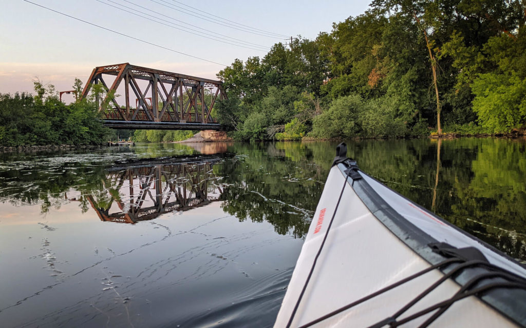 Kayaking Little Lake in Peterborough