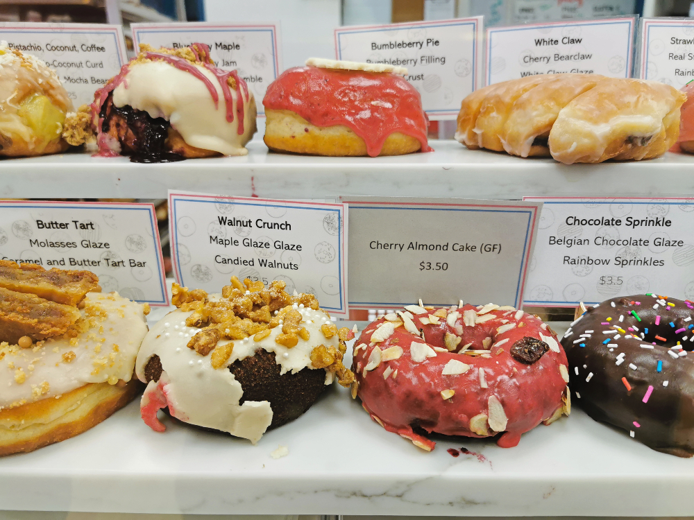 Lady Glaze Doughnuts selection