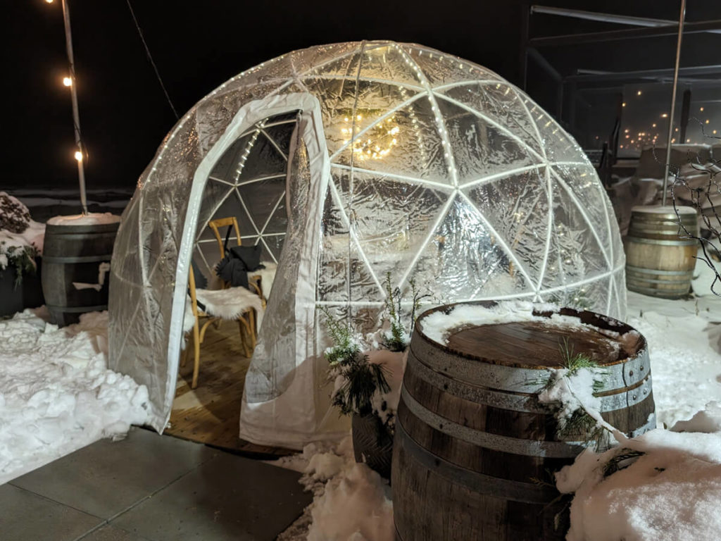 Snow Globes at Adamo Estate Winery