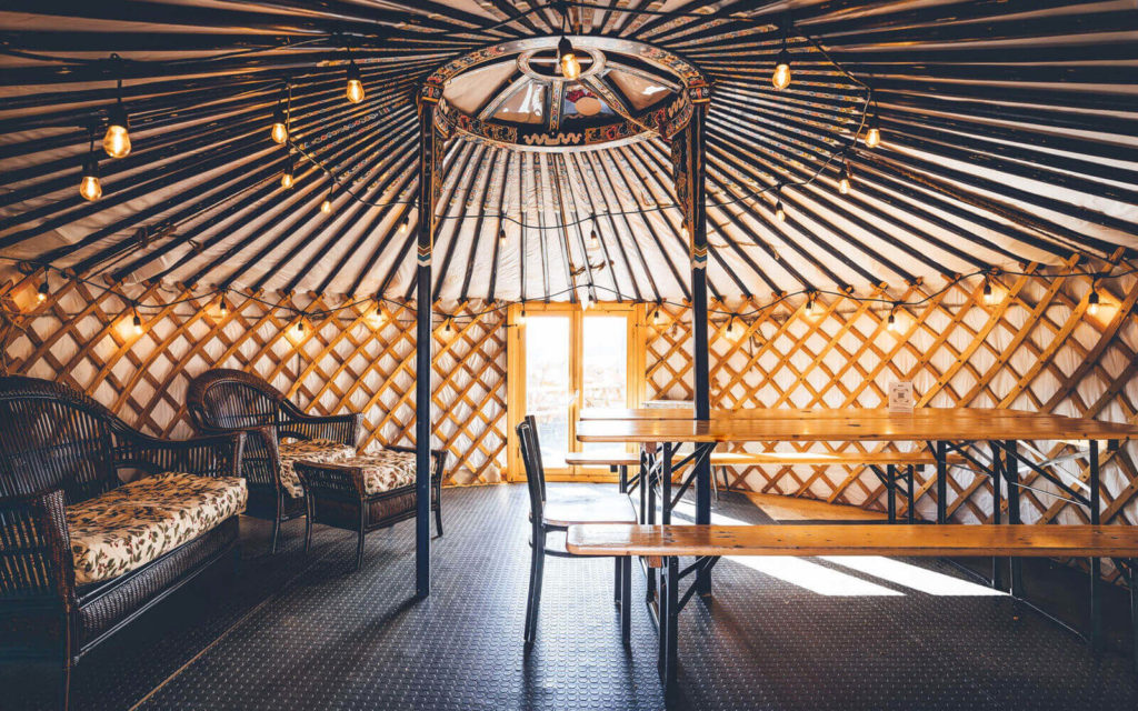 Trestle Brewing Company Yurt - Photo Courtesy of their Facebook Page