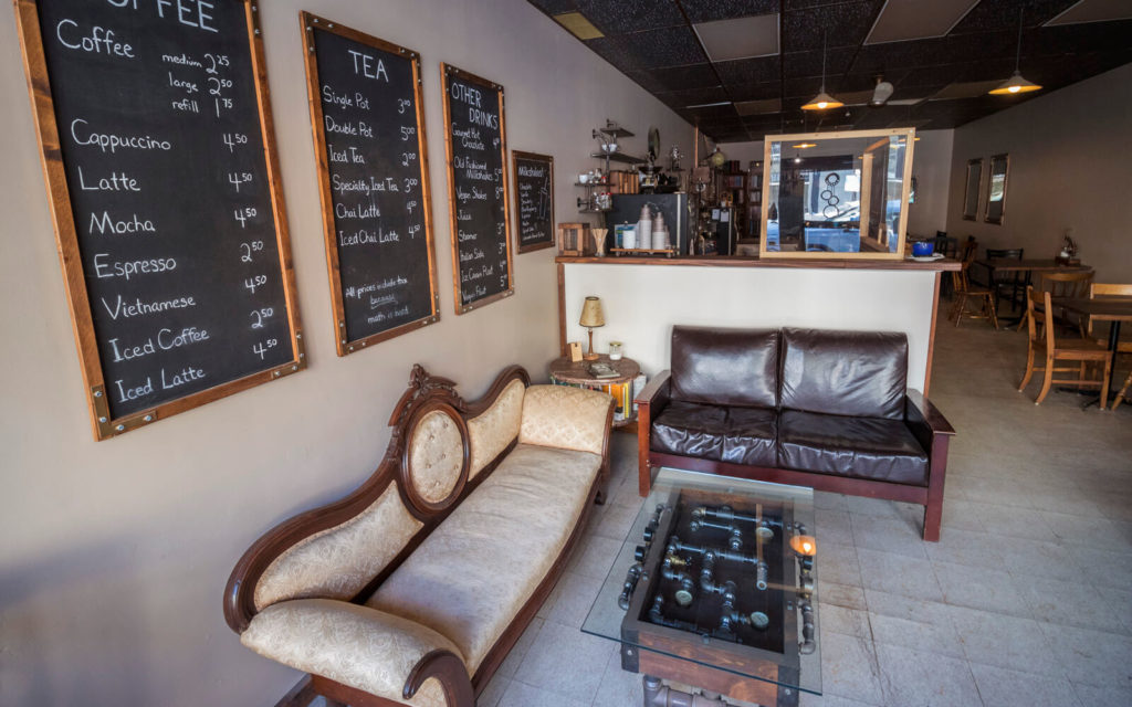 Interior of the Fine Grind Cafe in Downtown St Catharines