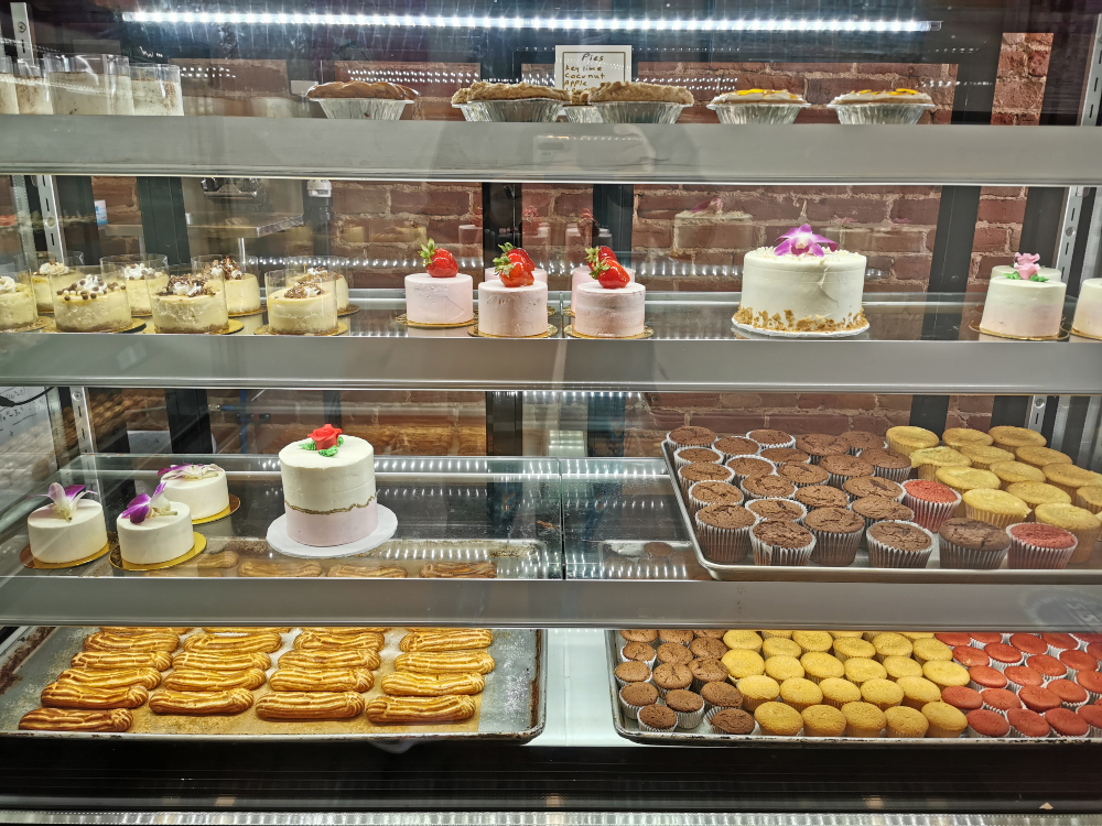 Andros Cakes' dessert counter