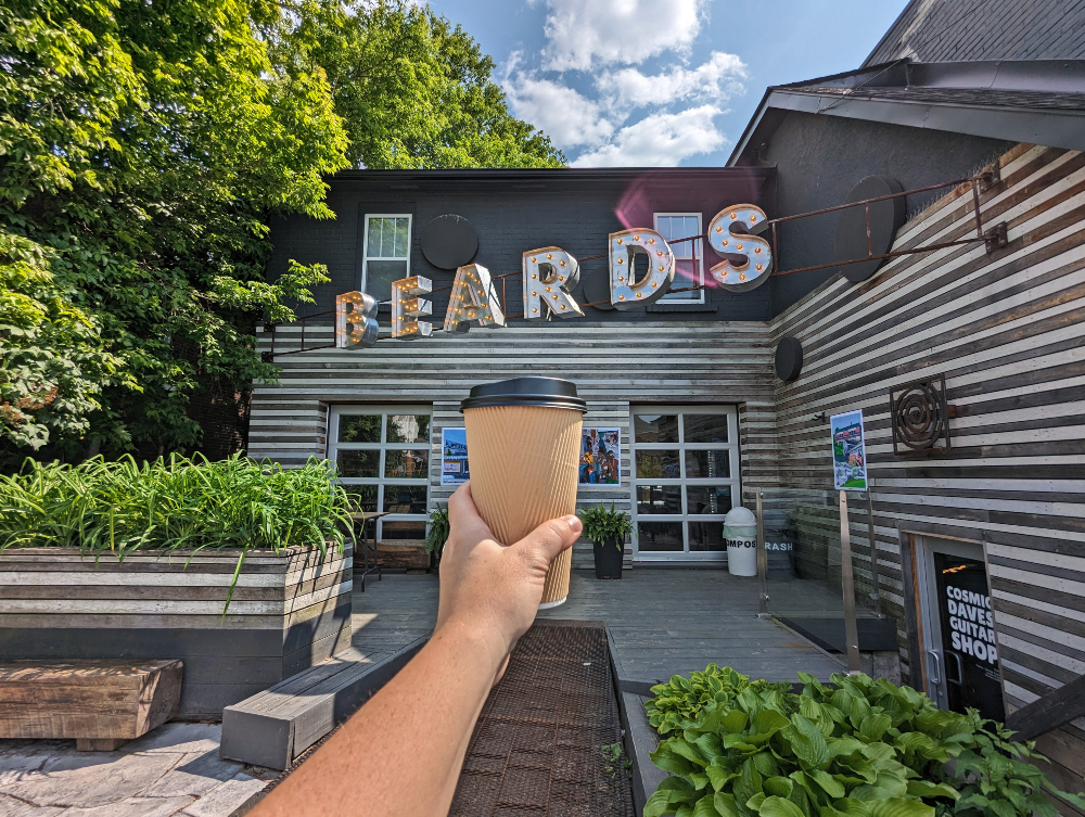 exterior of Beard’s Coffee Bar & Bakery