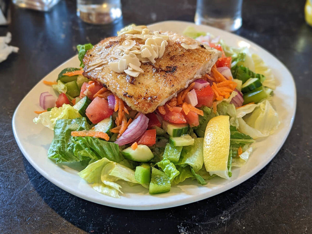 Whitefish Salad at the Anchor Inn One of the Top Manitoulin Island Restaurants