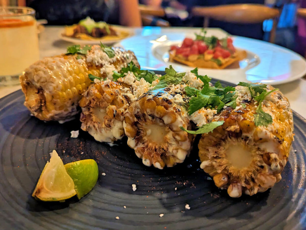 Mexican Street Corn at La Condesa