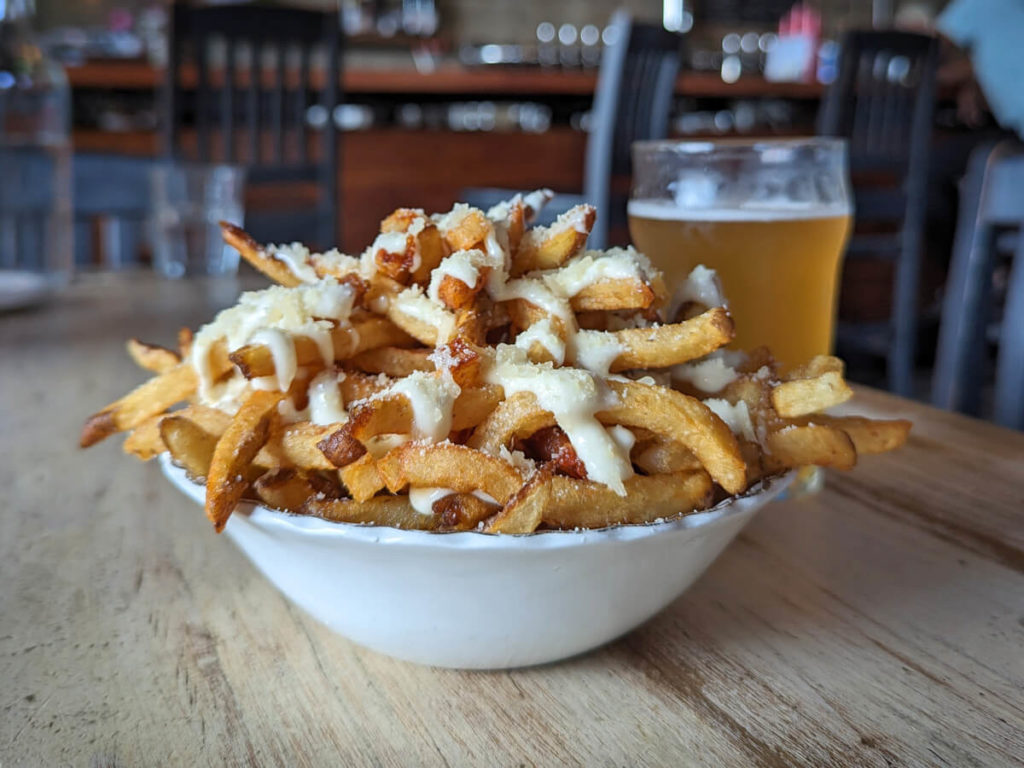 Midtown's Famous Fries at Midtown Brewing Company in Prince Edward County