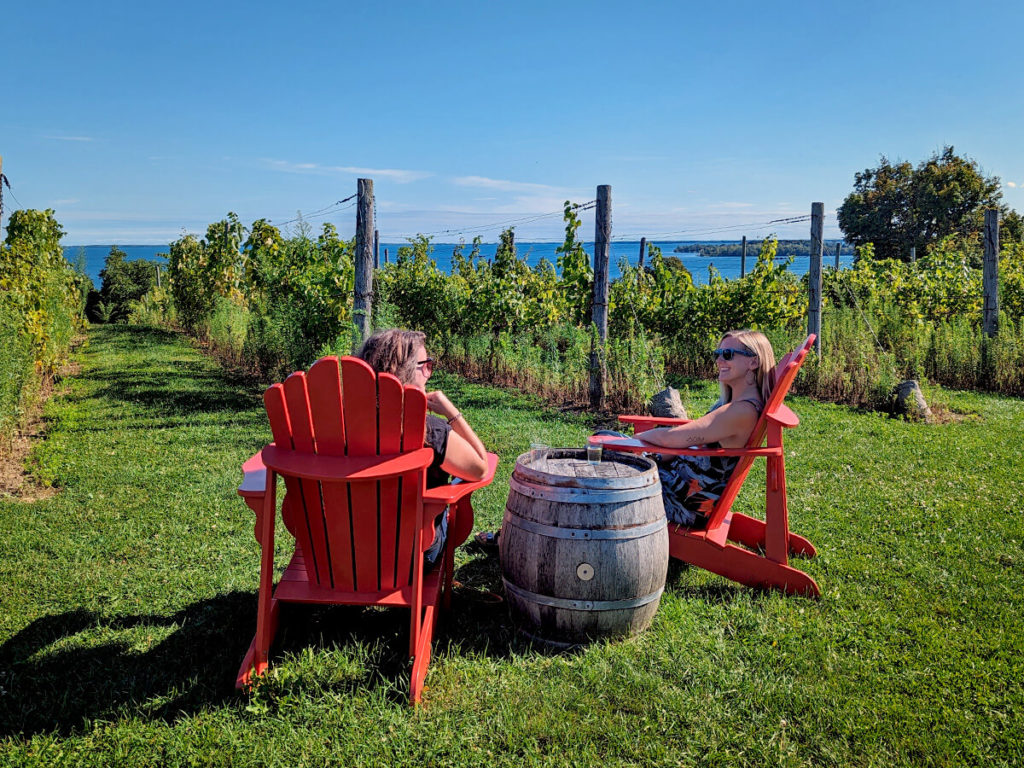 Your ELO Gals Enjoying the View at The County Cider