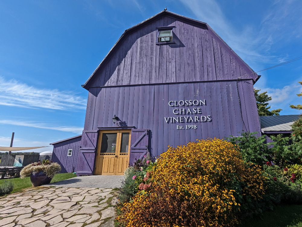 Closson Chase Vineyards is one of the best Prince Edward County wineries