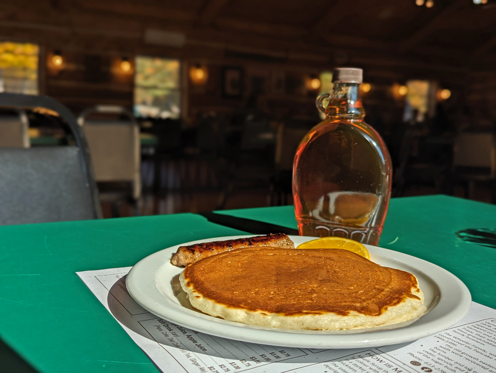 breakfast at Wheelers Pancake House in Lanark County