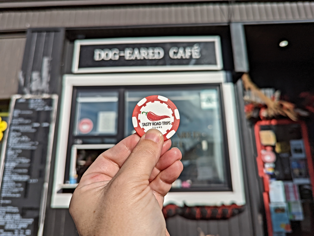 A token from Tasty Road Trips which is one of the best Ontario gift ideas for foodies